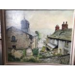 Bert Broomhead (British, 20th Century), a view of Bakewell, Derbyshire, signed l.l., oil on board,