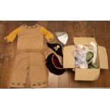 A collection of children fancy dress outfits including pirate, solider, red Indian etc. (Q)