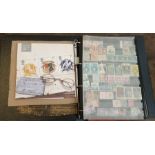 Stamps: two stockbooks of mid-20th century used worldwide; album of Sir Rowland Hill commemorative