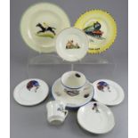 A group of late nineteenth, early twentieth century transfer-printed child’s tea wares, c. 1880-