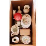 A collection of Wild Tudor Aynsley ceramics; others