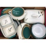 A collection of Denby dinner wares, Green Wheat pattern