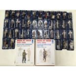 Del Prado collection of Men at War figures numbers 1 to 41 in unopened packs, with magazines.