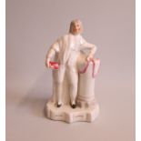 A Rare Staffordshire Figure of a Young John Milton  (possibly unrecorded) Circa: 1860 Size: 13cm