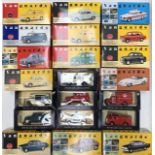 Collection of Lledo Vanguards cars and vans, all boxed.