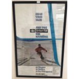 British Rail travel poster, 'Grab Your Skis' [1965], framed & glazed, 100cm by 63cm