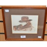 Sarah Churchill (British, 1914-1982), Sir Winston Churchill, signed l.r., numbered 330/750 l.l.,