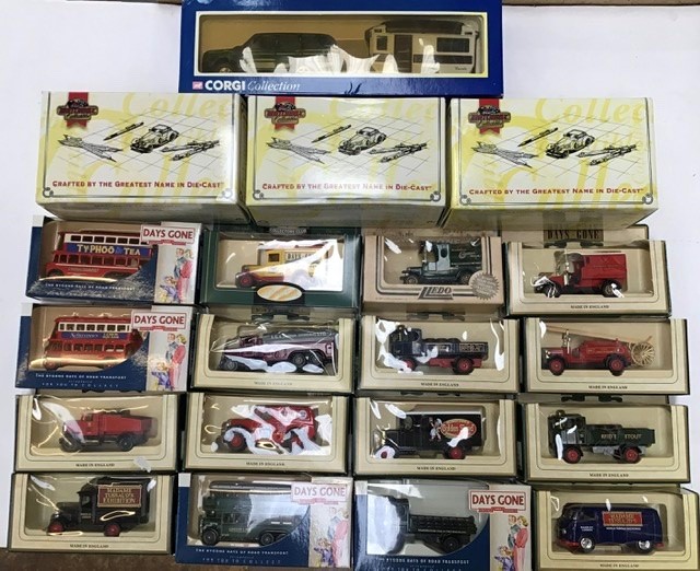 Die cast vehicles including Lledo, Corgi Trams, matchbox American Trucks, along with a collection of - Image 3 of 5