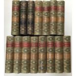 A collection of Walter Scott Waverley novels, late 19th Century, 13 in total, plus Tallis
