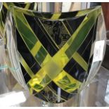 Karl Palda Art Deco glass vase
