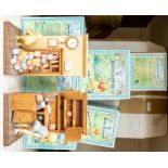 A collection of Royal Doulton Winnie the Pooh character figures, boxed, one large figurine and