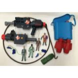 Ghostbusters Ghostzapper projector and Proton Popper, four figures, along with tinplate Schuco