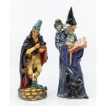 Two Royal Doulton figures The Pied Piper HN2102 and the Wizard HN2877 No issues, all good