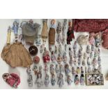 A collection of assorted 20th century half-dolls, German, 'Foreign', Japan and others, some complete