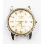 Longines- a Longines Conquest Calendar automatic steel wristwatch, circa 1960's, champagne dial with