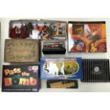 Assorted vintage toys and games including Pass the Bomb, May Jong, Britain’s Knights of the Sword