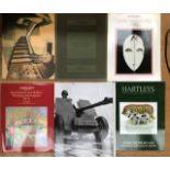 A large collection (hundreds) of late 20th Century auction house catalogues including Christies,