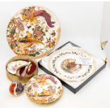 Royal Crown Derby collection of ceramics to include a Diamond Jubilee plate for Queen Elizabeth