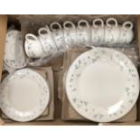 A Royal Doulton Expressions 'Strawberry Fayre' part dinner and tea service, comprising eleven dinner