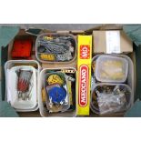 A collection of assorted loose Meccano parts, including Electric Motor Set. (one box)