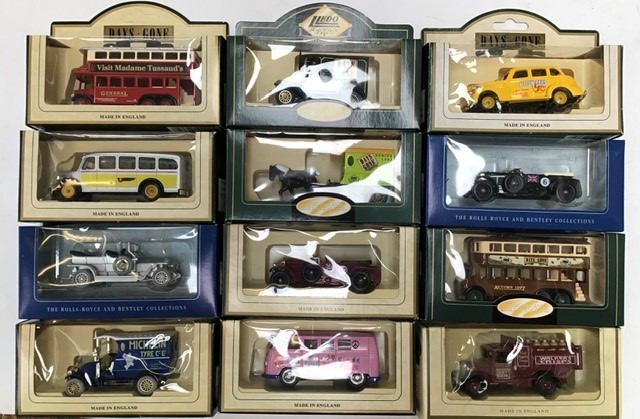 Die cast vehicles including Lledo, Corgi Trams, matchbox American Trucks, along with a collection of - Image 4 of 5