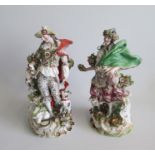 A Large pair of Samson Figures of a Shepherd and Shepherdess, after the Chelsea originals  Date: