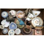 A collection to include Phoenix china, circa 1950's tea set, country artists, bird figures, Border