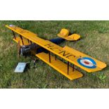 An Authentic Models, Jenny JN-7H plane, complete with attached label, wingspan approx. 49".