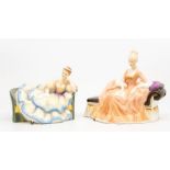 Two Royal Doulton figures comprising Reverie HN2306 and Pauline HN2441