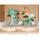 A pair of Royal Worcester figures of a Chaffinches, modelled by Dorothy Doughty, limited edition