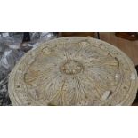 Plaster cast ceiling rose, 20th Century