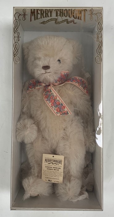 Merrythought: A boxed Merrythought String Mohair Teddy Bear, Limited Edition 362/1000, 18"