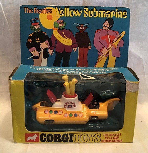 Corgi: A boxed Corgi Toys, The Beatles Yellow Submarine, No. 803, 1968, original, in excellent