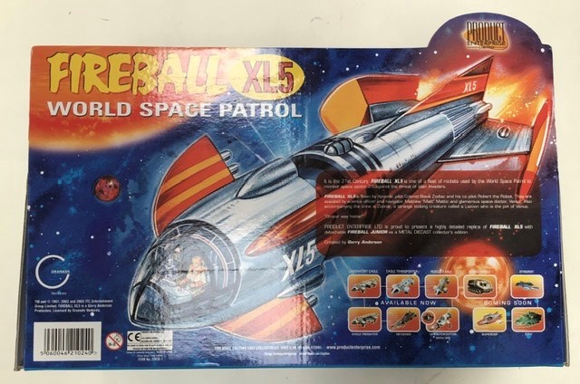 Fireball XL5 die cast model by Product Enterprise, 2003, boxed unopened. - Image 2 of 2