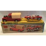 Corgi: A boxed Corgi Toys, Gift Set 17, containing Land Rover with Ferrari racing car & trailer. Few