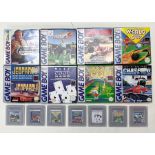 Gameboy, A collection of eight boxed Gameboy games to comprise: Color NFL Madden 2000 (sealed);