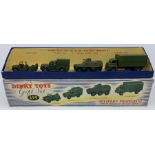 Dinky: A boxed Dinky Toys Gift Set, No. 699, military vehicles, comprising: Austin Champ; 1-Ton