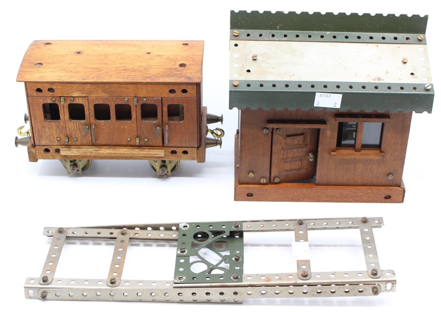 Primus: An early 20th century, Primus, Single Passenger Coach, metal chassis and wooden body;