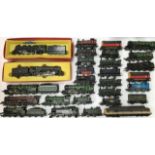 Model Railway: A collection of assorted railway locomotives including Hornby Flying Scotsman,