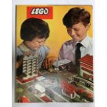 Lego: A boxed Lego Town Plan Set no.810, with bade board and several Lego vehicles. Also includes