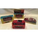 Diecast: A boxed Dinky Toys, Monteverdi 375L, 190, red; together with a boxed Corgi Toys Mini Marcos