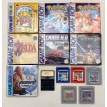Gameboy, A collection of seven boxed Gameboy games to comprise: Color NFL Madden 2000 (sealed);