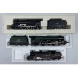 Hornby: A collection of three boxed Hornby Railways, OO gauge locomotives to comprise: BR 4-6-0