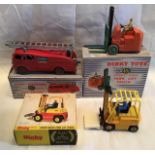 Dinky: A boxed Dinky Toys, Coventry Climax Fork Lift Truck no.401, together with a boxed Dinky