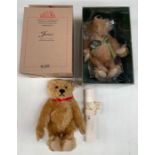Steiff: A boxed Steiff, James, golden brown, 28cm, Specially Commissioned Edition Made Exclusively