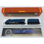 Hornby: A boxed Hornby Railways, OO gauge, Seagull, 4-6-2 locomotive and tender, LNER Class A4,