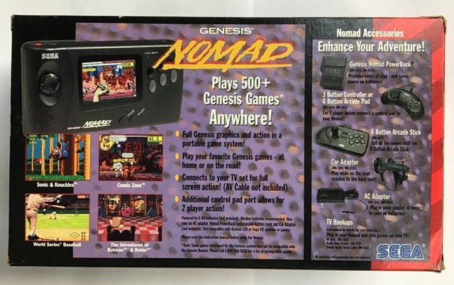 Sega Genesis Nomad Console, 16 Bit Color Portable Game System, boxed, original packaging, complete - Image 2 of 2