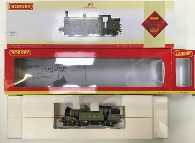 Hornby R 2678 LSWR 0-4-4 class M7 Locomotive. DCC ready. Collectors Centre Special Edition. Boxed