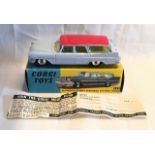 Corgi: A boxed Corgi Toys, Plymouth Sports Suburban Station Wagon, 445. In very near mint