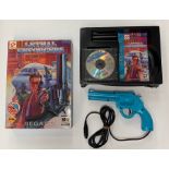 Sega: A boxed, Sega Mega CD, Lethal Enforcers, complete with disc, Justifier Gun and instruction